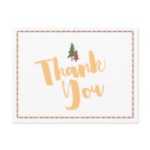 Happy Camper Vielen Dank Postcard