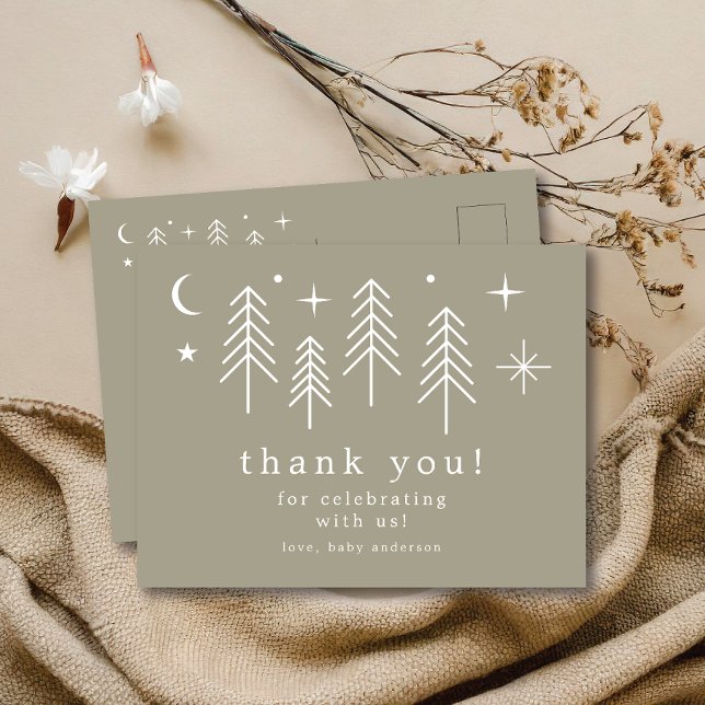 Happy Camper Vielen Dank Postkarte (Von Creator hochgeladen)