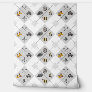 Happy Camper Wallpaper Tapete