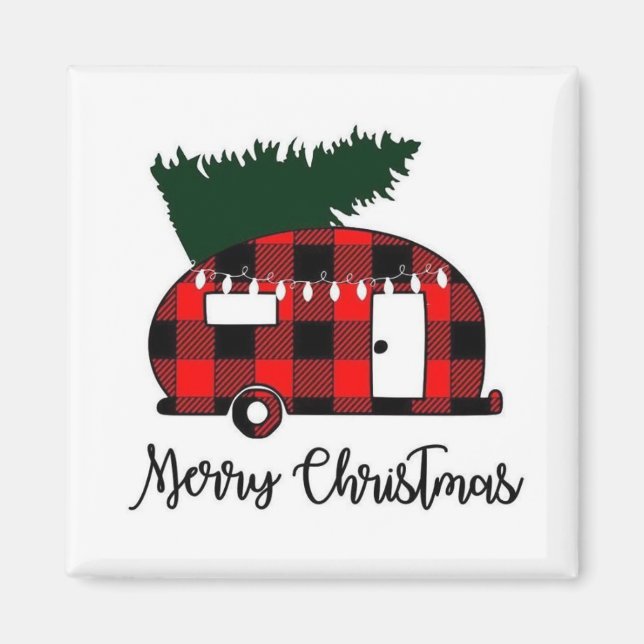 ***HAPPY CAMPER'S*** CHRISTMAS MAGNET (Vorne)