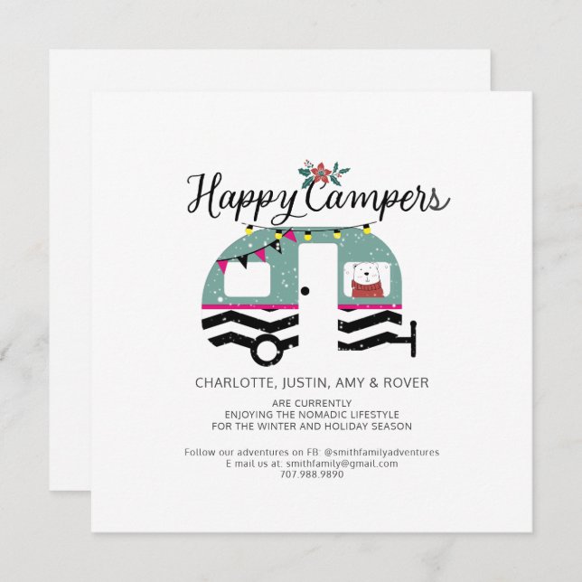 Happy Campers Christmas Moving (Vorne/Hinten)