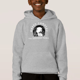 Happy Campers Family Name Camping Trip Hoodie