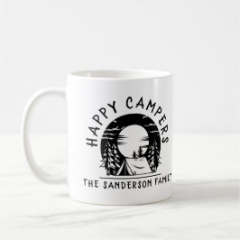 Happy Campers Family Name Camping Trip Kaffeetasse