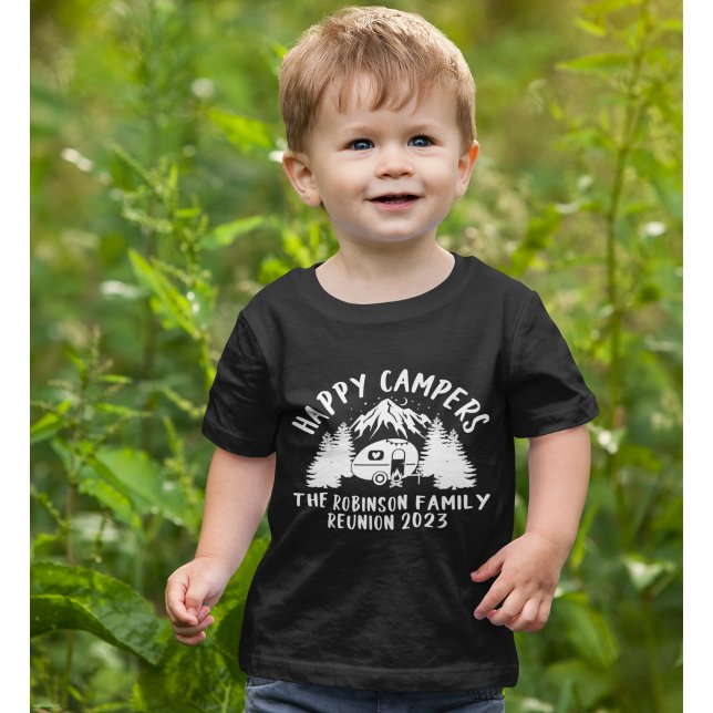 Happy Campers Family Reunion Baby T-shirt (Von Creator hochgeladen)