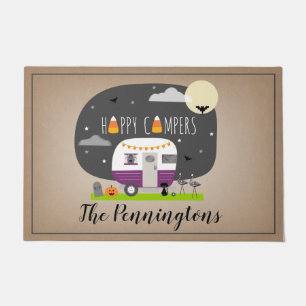 Happy Campers Halloween Camper RV Fußmatte