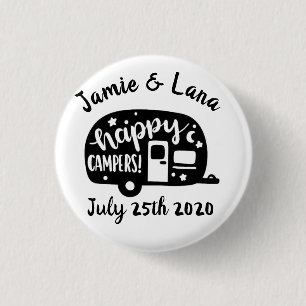Happy Campers individualisierbares Design Button