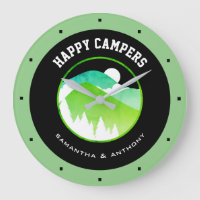 Happy Campers Paare nennen Green Black Camping
