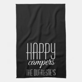 "Happy Campers" Personalisiert Geschirrtuch
