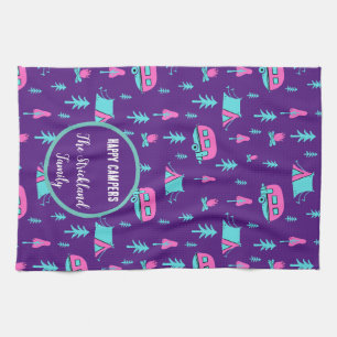 Happy Campers Personalisiert RV und Camping Geschirrtuch