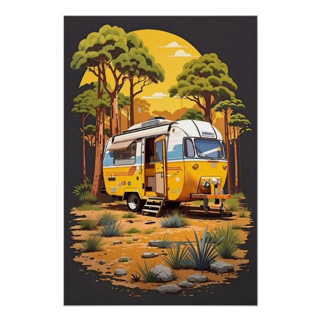 Happy Campers Poster (Vorderseite)