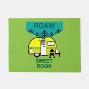Happy Campers   Wohnwagen   Camper Throw Pillow Mu Fußmatte
