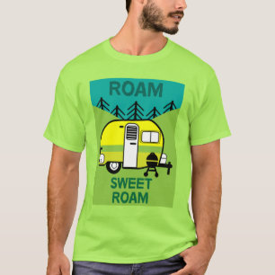 Happy Campers Wohnwagen Camper Throw Pillow Mu T-Shirt