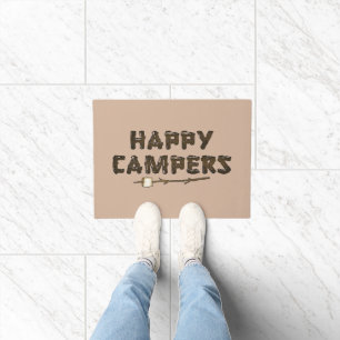 Happy Campers Wort Kunst Türmatte