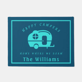 Happy Campers Zuhause, wo wir Roam Campingplatz Do Fußmatte