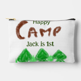 Happy Camping Camper ein Geburtstag Kinder Bäume H Zubehörtasche