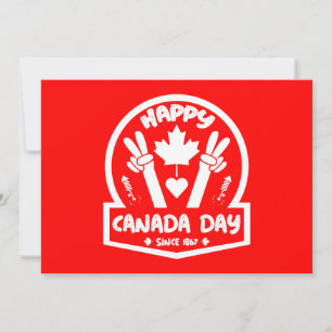 Happy Canada Day 1. Juli Dankeskarte