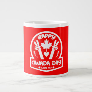 Happy Canada Day 1. Juli Jumbo-Tasse