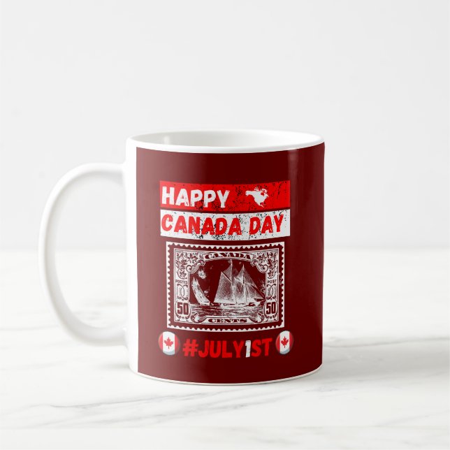 Happy Canada day 1. Juli Kaffeetasse (Links)