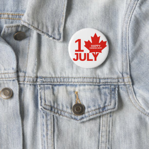 Happy Canada Day Button