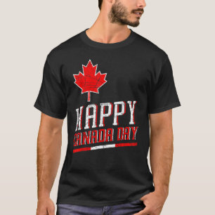 Happy Canada Day Canadian Maple Leaf Unabhängigkei T-Shirt