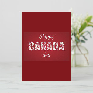 Happy Canada Day Einladung