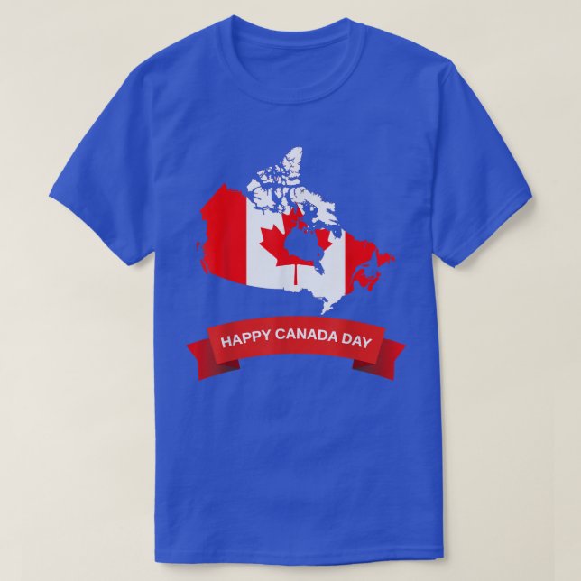 Happy Canada Day It's Canada Day Canadian Maple Le T-Shirt (Design vorne)