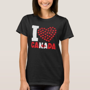 Happy Canada Day Kanada Flag Maple Leaf T-Shirt