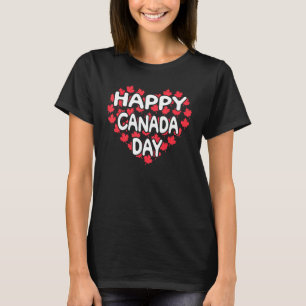 Happy Canada Day Kanadische Flagge Kanada Pride Ma T-Shirt