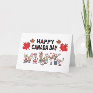 Happy Canada Day Karte