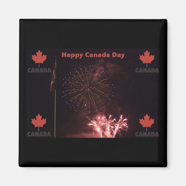 Happy Canada Day Magnet (Vorne)
