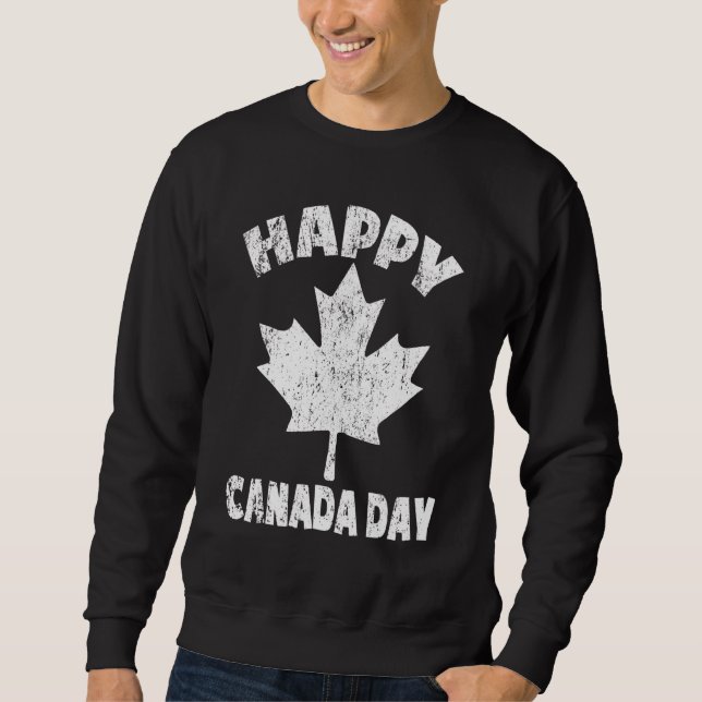 Happy Canada Day Maple Leaf Canada Day Kids Toddl Sweatshirt (Vorderseite)