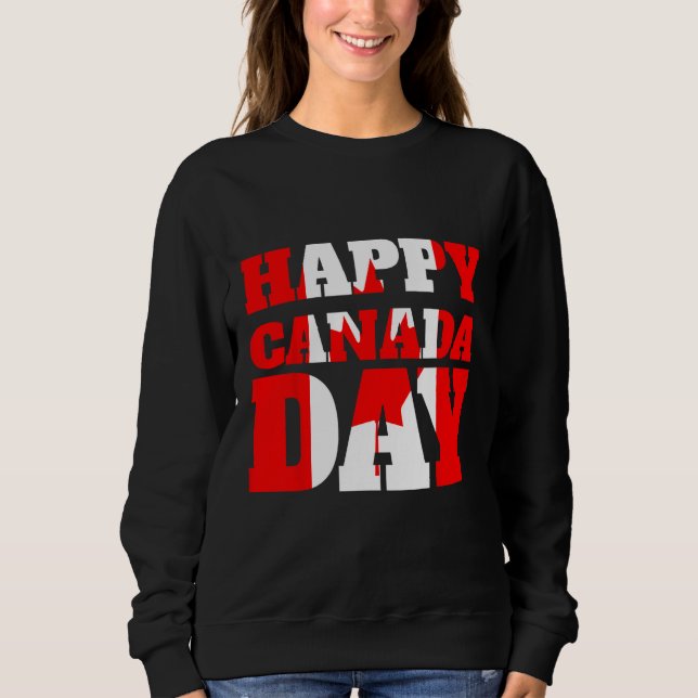 Happy Canada Day Pride Ottawa Canada Est. 1867 Sou Sweatshirt (Vorderseite)