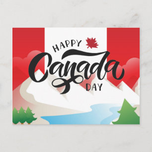 Happy Canada Day Travel Canada Post Card Postkarte