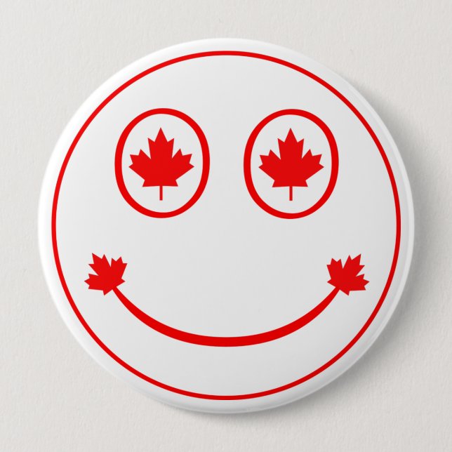 Happy Canadian Button (Vorderseite)