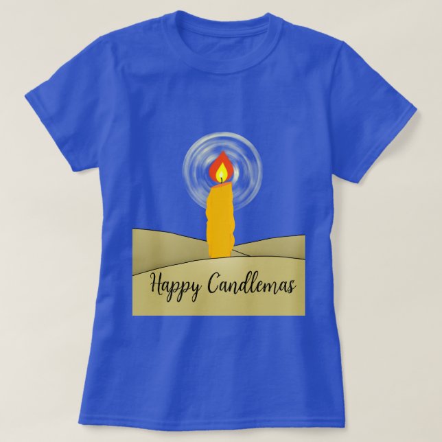 Happy Candlemas T-Shirt (Design vorne)