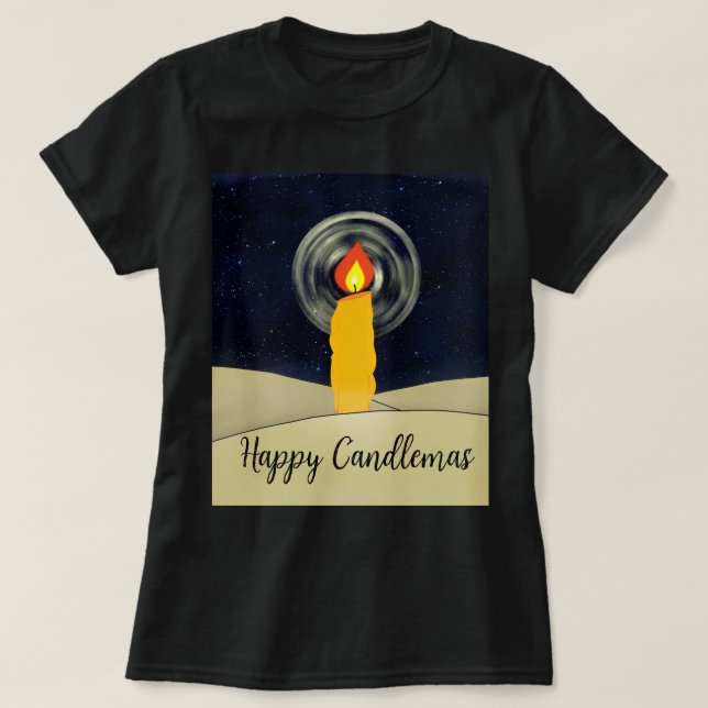 Happy Candlemas T-Shirt (Design vorne)