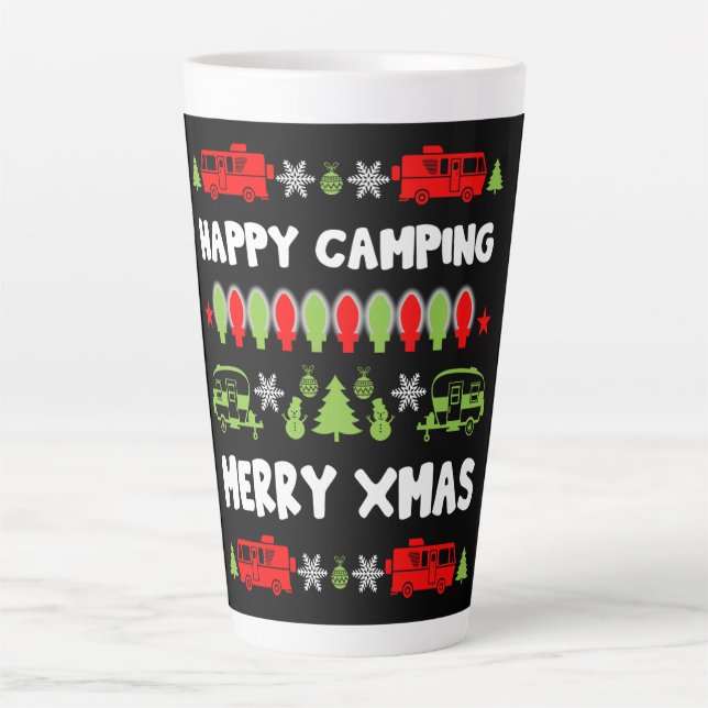 Happy Caravan Weihnachtszeit Milchtasse (Vorderseite)