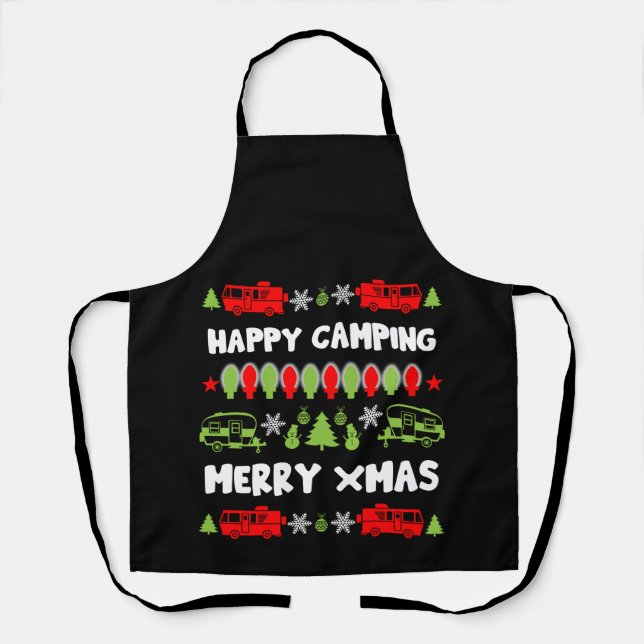 Happy Caravan Weihnachtszeit Schürze (Vorderseite)