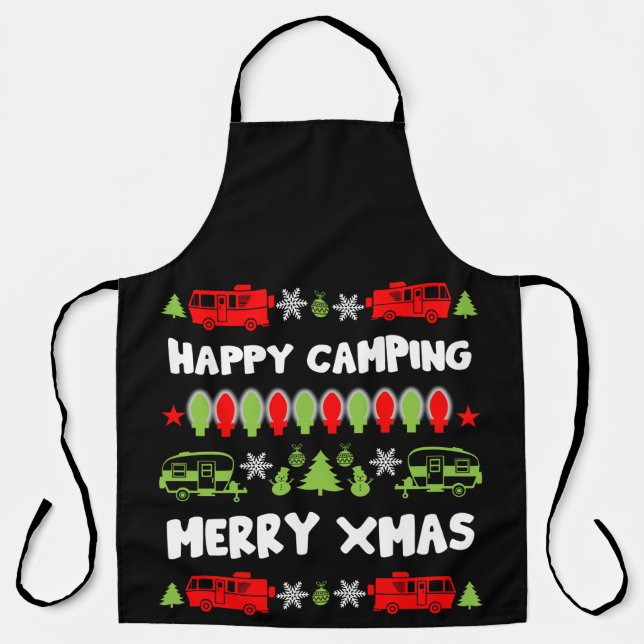 Happy Caravan Weihnachtszeit Schürze (Vorderseite)