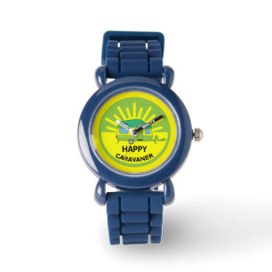 Happy Caravaner Caravan Geschenke Wohnwagen Armbanduhr