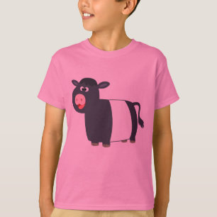 Happy Cartoon Galloway Kuh Kinder T - Shirt