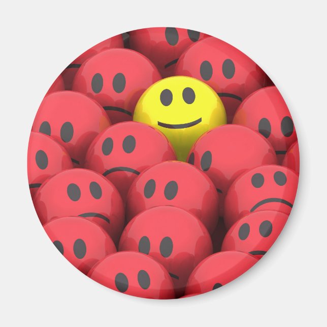 Happy Cartoon Magnet (Vorne)