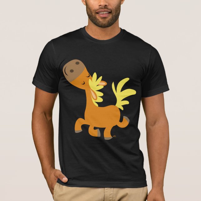 Happy Cartoon Pony T - Shirt (Vorderseite)