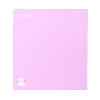 Happy Cat 5.5" x 6" Notepad - 40 Seiten Notizblock