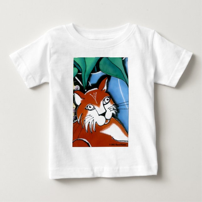 Happy Cat Baby T-shirt (Vorderseite)