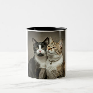 Happy Cat Couple Coffee Tasse