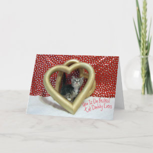 Happy Cat Daddy's Day - Vatertag Karte