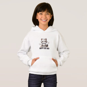 Happy Cat Day T - Shirt Niedliches Cat Graphic T