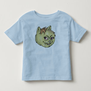 Happy Cat Face Kleinkind T-shirt