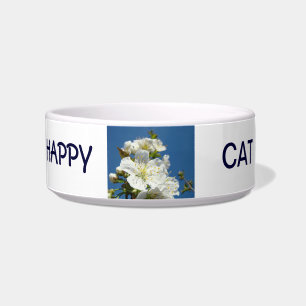 HAPPY CAT Futterschale Wasserschalen Kirschblüten Napf